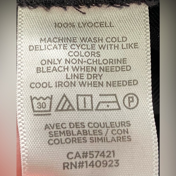 NWT Loft Black Cropped Wide Leg Lightweight Pull On  Pants Size M #1519 - Picture 10 of 13